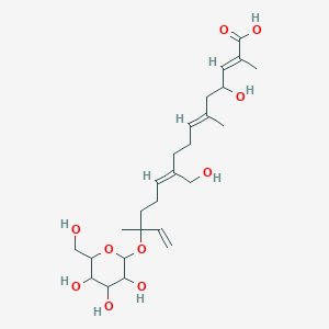 molecular formula C38H62O18 B048217 Capsianoside V CAS No. 121924-06-9