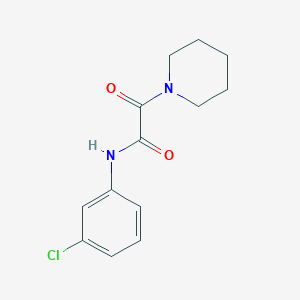 molecular formula C13H15ClN2O2 B4821885 N-(3-chlorophenyl)-2-oxo-2-piperidin-1-ylacetamide 