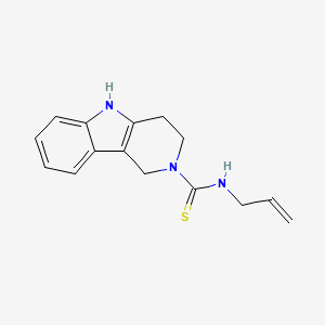 molecular formula C15H17N3S B4822396 N~2~-ALLYL-1,3,4,5-TETRAHYDRO-2H-PYRIDO[4,3-B]INDOLE-2-CARBOTHIOAMIDE 