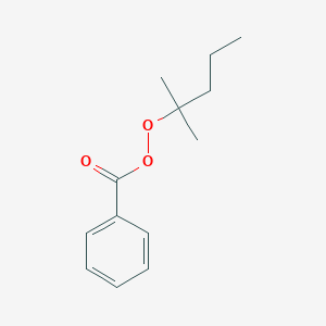 molecular formula C13H18O3 B048224 2-Methylpentan-2-YL benzenecarboperoxoate CAS No. 124350-67-0