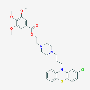 molecular formula C31H36ClN3O5S B048231 Metofenazate CAS No. 388-51-2