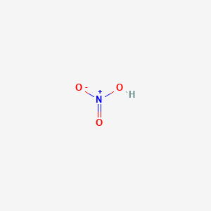 molecular formula HNO3 B048233 Nitric acid CAS No. 122392-03-4