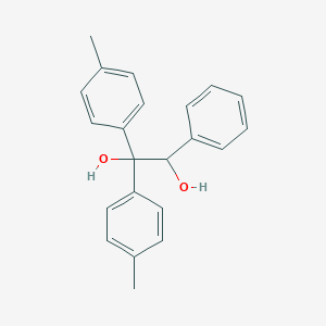molecular formula C22H22O2 B048234 1,1-Bis(4-methylphenyl)-2-phenyl-1,2-ethanediol CAS No. 122135-80-2