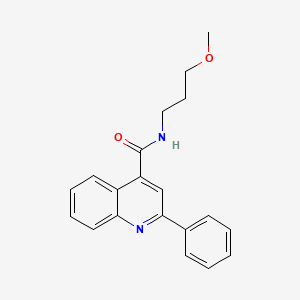molecular formula C20H20N2O2 B4823540 N-(3-methoxypropyl)-2-phenylquinoline-4-carboxamide 