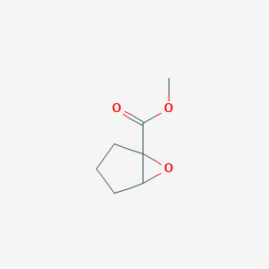 molecular formula C7H10O3 B048239 Methyl 6-oxabicyclo[3.1.0]hexane-1-carboxylate CAS No. 119245-13-5