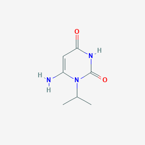 molecular formula C7H11N3O2 B048247 6-amino-1-isopropylpyrimidine-2,4(1H,3H)-dione CAS No. 113885-20-4