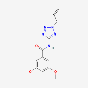 molecular formula C13H15N5O3 B4824815 N-(2-allyl-2H-tetrazol-5-yl)-3,5-dimethoxybenzamide 