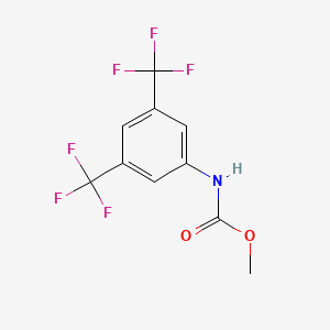 molecular formula C10H7F6NO2 B4825009 Methyl (3,5-bis(trifluoromethyl)phenyl)carbamate 