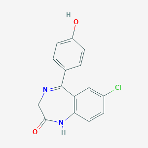 molecular formula C15H11ClN2O2 B048251 4'-Hydroxynordiazepam CAS No. 17270-12-1