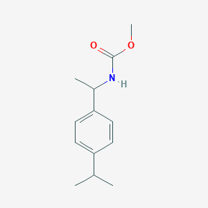 molecular formula C13H19NO2 B4825570 Methyl {1-[4-(propan-2-yl)phenyl]ethyl}carbamate 