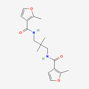 molecular formula C17H22N2O4 B4826421 N,N'-(2,2-DIMETHYL-1,3-PROPANEDIYL)BIS(2-METHYL-3-FURAMIDE) 
