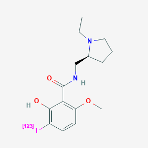 molecular formula C15H21IN2O3 B048266 Iolopride I-123 CAS No. 113716-48-6