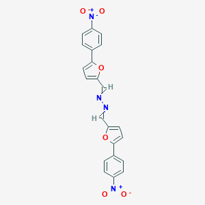1-[5-(4-nitrophenyl)furan-2-yl]-N-[[5-(4-nitrophenyl)furan-2-yl]methylideneamino]methanimine