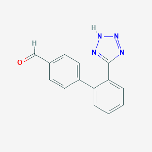 molecular formula C14H10N4O B048286 2'-(1H-tetrazol-5-yl)biphenyl-4-carbaldehyde CAS No. 151052-40-3