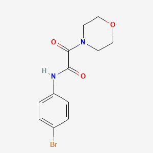 molecular formula C12H13BrN2O3 B4829225 N-(4-BROMOPHENYL)-2-MORPHOLINO-2-OXOACETAMIDE 