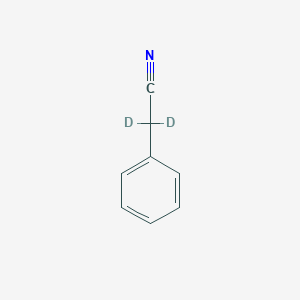 molecular formula C8H7N B048306 2,2-Dideuterio-2-phenylacetonitrile CAS No. 935-66-0