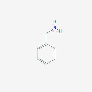 molecular formula C7H9N<br>C7H9N<br>C6H5CH2NH2 B048309 Benzylamine CAS No. 100-46-9