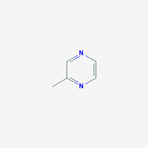 molecular formula C5H6N2 B048319 2-Methylpyrazine CAS No. 109-08-0