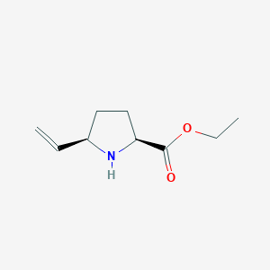 (2S,5R)-Ethyl 5-vinylpyrrolidine-2-carboxylate