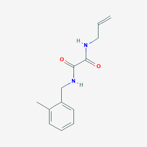 molecular formula C13H16N2O2 B4834618 N-(2-methylbenzyl)-N'-(prop-2-en-1-yl)ethanediamide 