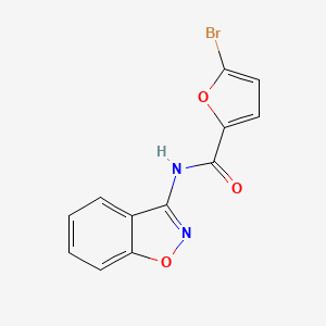 molecular formula C12H7BrN2O3 B4834868 N-(1,2-benzoxazol-3-yl)-5-bromofuran-2-carboxamide 
