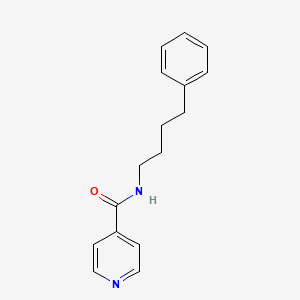 molecular formula C16H18N2O B4835467 N-(4-phenylbutyl)pyridine-4-carboxamide 