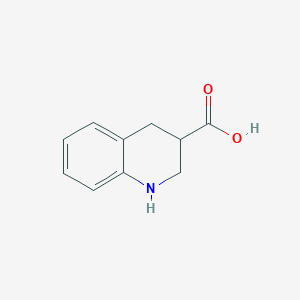 molecular formula C10H11NO2 B048356 1,2,3,4-Tetrahydroquinoline-3-carboxylic acid CAS No. 114527-53-6
