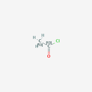 molecular formula C2H3ClO B048357 Acetyl chloride-13C2 CAS No. 89186-79-8