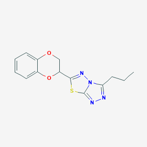 6-(2,3-Dihydro-1,4-benzodioxin-2-yl)-3-propyl[1,2,4]triazolo[3,4-b][1,3,4]thiadiazole