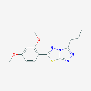 6-(2,4-Dimethoxyphenyl)-3-propyl[1,2,4]triazolo[3,4-b][1,3,4]thiadiazole