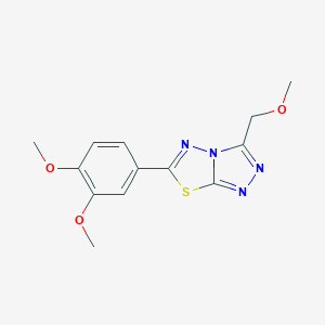 6-(3,4-Dimethoxyphenyl)-3-(methoxymethyl)[1,2,4]triazolo[3,4-b][1,3,4]thiadiazole