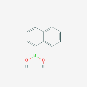 molecular formula C10H9BO2 B048362 1-Naphthaleneboronic acid CAS No. 13922-41-3