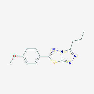 6-(4-Methoxyphenyl)-3-propyl[1,2,4]triazolo[3,4-b][1,3,4]thiadiazole