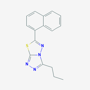 6-(1-Naphthyl)-3-propyl[1,2,4]triazolo[3,4-b][1,3,4]thiadiazole
