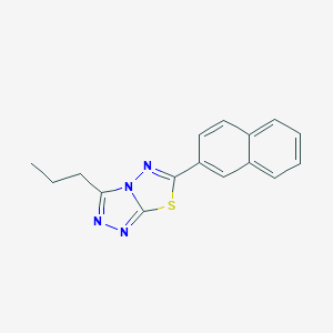 6-(2-Naphthyl)-3-propyl[1,2,4]triazolo[3,4-b][1,3,4]thiadiazole
