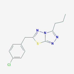 6-(4-Chlorobenzyl)-3-propyl[1,2,4]triazolo[3,4-b][1,3,4]thiadiazole