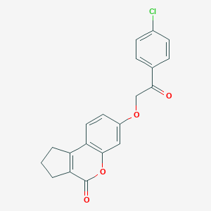 7-[2-(4-chlorophenyl)-2-oxoethoxy]-2,3-dihydrocyclopenta[c]chromen-4(1H)-one