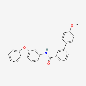 molecular formula C26H19NO3 B4837073 N-DIBENZO[B,D]FURAN-3-YL-4'-METHOXYBIPHENYL-3-CARBOXAMIDE 