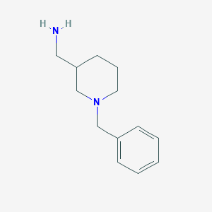molecular formula C13H20N2 B048373 (1-Benzylpiperidin-3-yl)methanamine CAS No. 124257-62-1