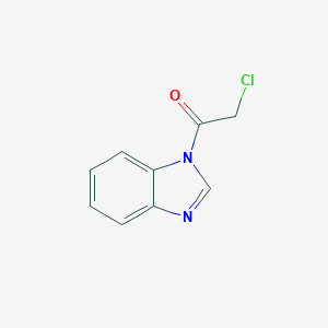 molecular formula C9H7ClN2O B048374 1-(Benzimidazol-1-yl)-2-chloroethanone CAS No. 116488-67-6