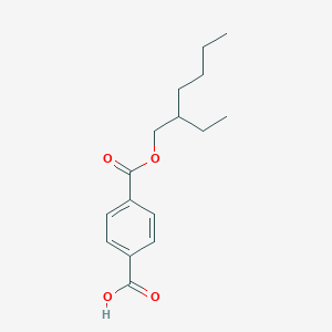 molecular formula C16H22O4 B048379 Mono(2-ethylhexyl) terephthalate CAS No. 155603-50-2