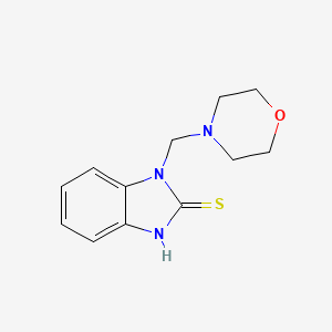 molecular formula C12H15N3OS B4837961 1-(Morpholin-4-ylmethyl)-3h-benzo[d]imidazole-2-thione CAS No. 6268-88-8