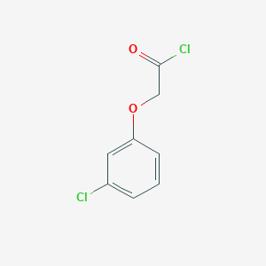molecular formula C8H6Cl2O2 B048385 3-Chlorophenoxyacetyl chloride CAS No. 114476-84-5