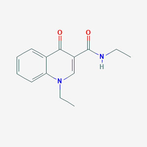 molecular formula C14H16N2O2 B4838524 N,1-diethyl-4-oxo-1,4-dihydroquinoline-3-carboxamide 