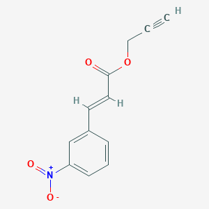molecular formula C12H9NO4 B4838566 prop-2-yn-1-yl (2E)-3-(3-nitrophenyl)prop-2-enoate CAS No. 5328-17-6