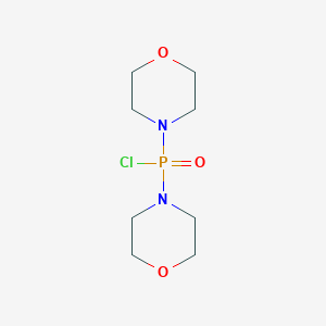 molecular formula C8H16ClN2O3P B048387 Dimorpholinophosphinyl chloride CAS No. 7264-90-6