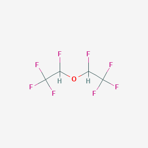 molecular formula C4H2F8O B048388 1,1,1,2-四氟-2-(1,2,2,2-四氟乙氧基)乙烷 CAS No. 67429-44-1