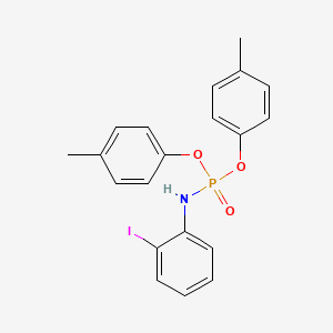 molecular formula C20H19INO3P B4838996 bis(4-methylphenyl) (2-iodophenyl)amidophosphate 
