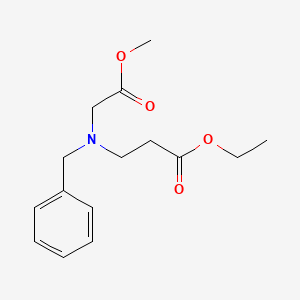 molecular formula C15H21NO4 B4839013 ethyl N-benzyl-N-(2-methoxy-2-oxoethyl)-beta-alaninate 