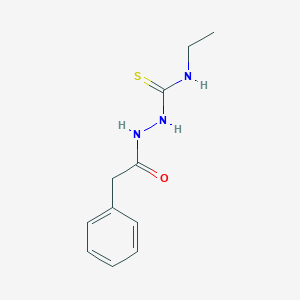 molecular formula C11H15N3OS B483935 1-Ethyl-3-[(1-oxo-2-phenylethyl)amino]thiourea CAS No. 31409-13-9